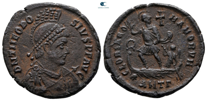 Theodosius I AD 379-395. Antioch
Follis Æ

23 mm, 4,76 g



very fine

...