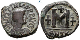 Justin I AD 518-527. Antioch. Follis or 40 Nummi Æ