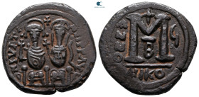 Justin II and Sophia AD 565-578. Nikomedia. Follis or 40 Nummi Æ