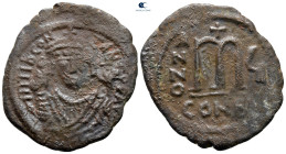 Tiberius II Constantine AD 578-582. Constantinople. Follis or 40 Nummi Æ