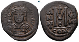Maurice Tiberius AD 582-602. Constantinople. Follis or 40 Nummi Æ