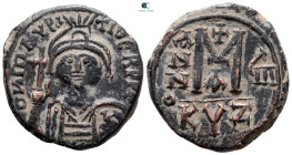 Maurice Tiberius AD 582-602. Cyzicus. Follis or 40 Nummi Æ