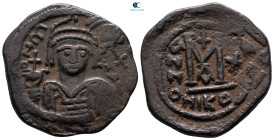 Maurice Tiberius AD 582-602. Nikomedia. Follis or 40 Nummi Æ