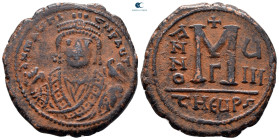 Maurice Tiberius AD 582-602. Theoupolis (Antioch). Follis or 40 Nummi Æ