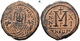 Maurice Tiberius AD 582-602. Theoupolis (Antioch). Follis or 40 Nummi Æ