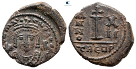 Maurice Tiberius AD 582-602. Theoupolis (Antioch). Decanummium Æ