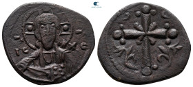 Nicephorus III Botaniates AD 1078-1081. Constantinople. Anonymous Follis Æ
