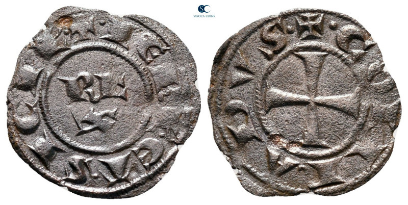 Italy. Kingdom of Sicily. Messina or Palermo. Conrad I AD 1250-1254. 
Denaro BI...