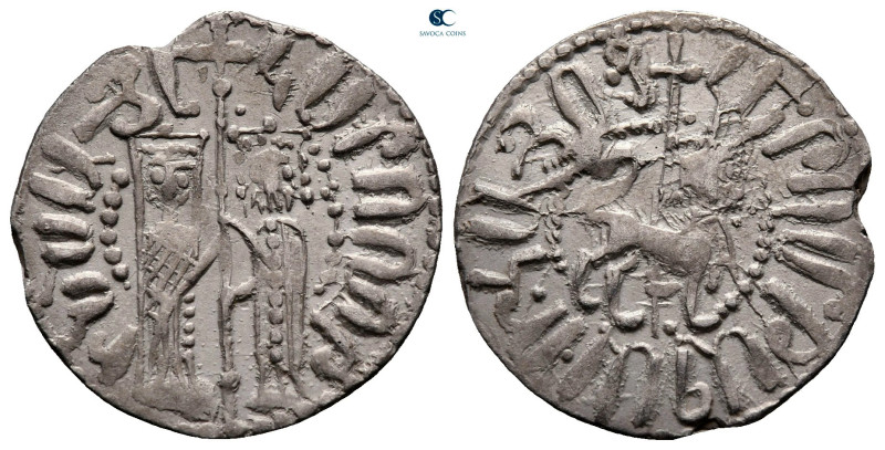 Cilician Armenia. Sis. Hetoum I, with Zabel AD 1226-1270. 
Tram AR

20 mm, 2,...