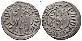 Cilician Armenia. Sis. Hetoum I, with Zabel AD 1226-1270. Tram AR