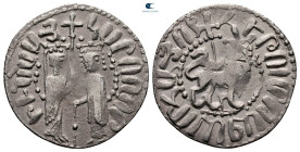 Cilician Armenia. Sis. Hetoum I, with Zabel AD 1226-1270. Tram AR
