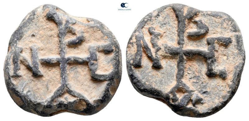 Byzantine. Seal Pb

17 mm, 6,68 g

very fine



From the K.T. collection