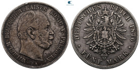 Germany.  AD 1876. 5 Mark