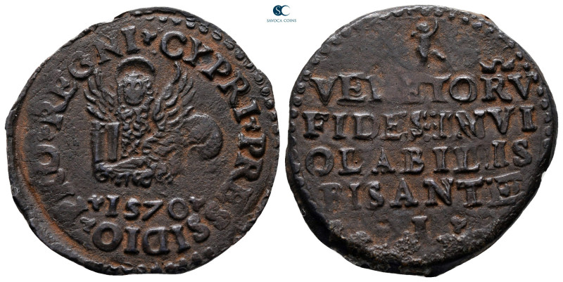 Italy. Venezia (Venice). AD 1570.
Bisante

27 mm, 5,34 g



very fine

...