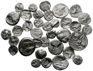 Lot of ca. 35 greek silver coins / SOLD AS SEEN, NO RETURN!very fine