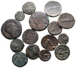 Lot of ca. 15 greek bronze coins / SOLD AS SEEN, NO RETURN!very fine