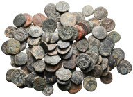 Lot of ca. 100 greek bronze coins / SOLD AS SEEN, NO RETURN!very fine