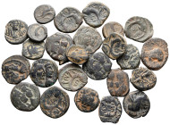 Lot of ca. 25 greek bronze coins / SOLD AS SEEN, NO RETURN!very fine