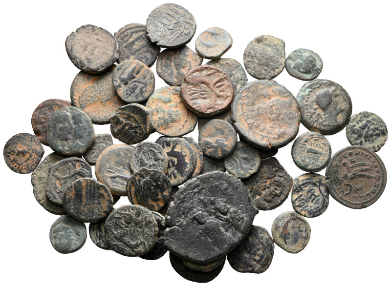 Lot of ca. 50 greek bronze coins / SOLD AS SEEN, NO RETURN!

very fine