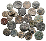 Lot of ca. 25 greek bronze coins / SOLD AS SEEN, NO RETURN!very fine