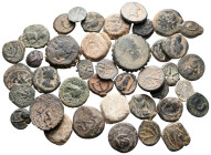 Lot of ca. 40 greek bronze coins / SOLD AS SEEN, NO RETURN!very fine