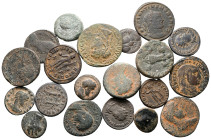 Lot of ca. 20 roman bronze coins / SOLD AS SEEN, NO RETURN!very fine