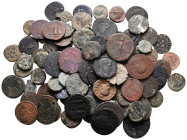 Lot of ca. 90 ancient bronze coins / SOLD AS SEEN, NO RETURN!very fine