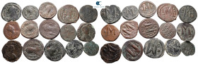 Lot of ca. 15 byzantine bronze coins / SOLD AS SEEN, NO RETURN!very fine