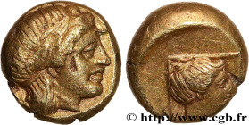 AIOLIS - LESBOS ISLAND - MYTILENE
Type : Hecté 
Date : c. 346 AC. 
Mint name / Town : Mytilène, Éolide 
Metal : electrum 
Diameter : 10  mm
Orientatio...