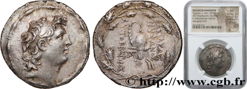 SYRIA - SELEUKID KINGDOM - TRYPHON
Type : Tetradrachme 
Date : c. 141-138 AC 
Mi...