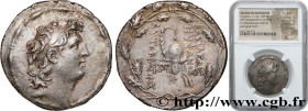 SYRIA - SELEUKID KINGDOM - TRYPHON
Type : Tetradrachme 
Date : c. 141-138 AC 
Mint name / Town : Syrie, Antioche 
Metal : silver 
Diameter : 31,5  mm
...