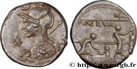 LICINIA
Type : Denier 
Date : 113-112 AC. 
Mint name / Town : Rome 
Metal : silver 
Millesimal fineness : 950  ‰
Diameter : 17,5  mm
Orientation dies ...
