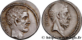 BRUTUS
Type : Denier 
Date : 54 AC. 
Mint name / Town : Rome 
Metal : silver 
Millesimal fineness : 950  ‰
Diameter : 18  mm
Orientation dies : 6  h.
...