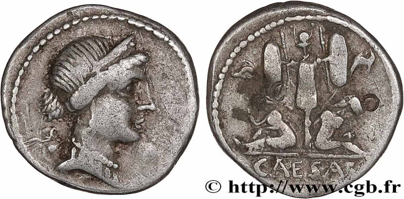 JULIUS CAESAR
Type : Denier 
Date : 45 AC. 
Mint name / Town : Espagne 
Metal : ...