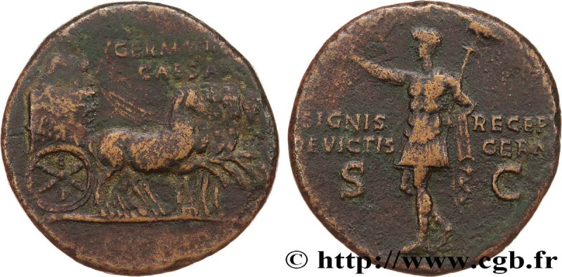 GERMANICUS
Type : Dupondius 
Date : 37-41 
Mint name / Town : Rome 
Metal : copp...