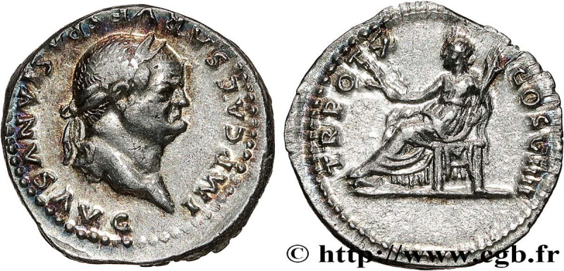 VESPASIAN
Type : Denier 
Date : janvier - juin 
Mint name / Town : Rome 
Metal :...