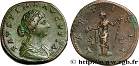 FAUSTINA MINOR
Type : Sesterce 
Date : c. 161-164 
Mint name / Town : Rome 
Metal : copper 
Diameter : 32,5  mm
Orientation dies : 11  h.
Weight : 23,...