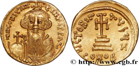 CONSTANS II
Type : Solidus 
Date : 651-654 
Mint name / Town : Constantinople 
Metal : gold 
Millesimal fineness : 1000  ‰
Diameter : 19  mm
Orientati...