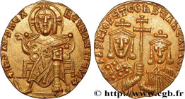 BASIL I and CONSTANTINE
Type : Solidus 
Date : 868-879 
Mint name / Town : Constantinople 
Metal : gold 
Millesimal fineness : 1.000  ‰
Diameter : 20 ...