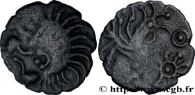 GALLIA BELGICA - BELLOVACI (Area of Beauvais)
Type : Bronze au coq à tête humaine 
Date : c. 50-30 AC. 
Mint name / Town : Beauvais (60) 
Metal : bron...