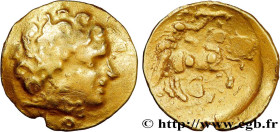 Undetermined Aera of Normandy
Type : Quart de statère à la Lyre 
Date : c. IIIe - IIe siècle AC. 
Mint name / Town : Évreux (27) 
Metal : gold 
Diamet...