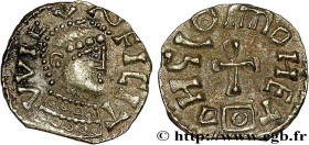 QUENTOVIC (WICVS IN PONTIO)
Type : Triens 
Date : (VIIe siècle) 
Mint name / Town : Étaples-sur-Mer (62) 
Metal : gold 
Diameter : 12,5  mm
Orientatio...