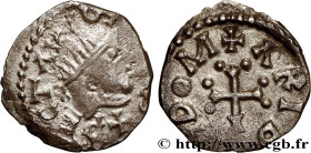 POITIERS - PECTAVIS - CIVITAS PECTAVORUM
Type : Denier à la tête radiée, ARIBALDVS 
Date : (VIIe-VIIIe siècles) 
Mint name / Town : Poitiers 
Metal : ...