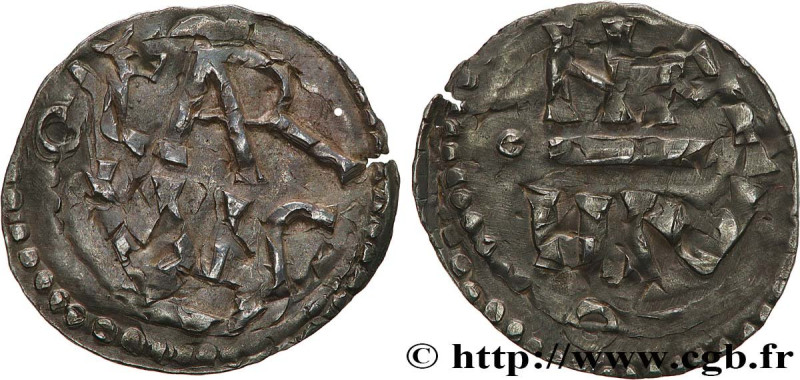 CHARLEMAGNE
Type : Denier 
Date : c. 768-771 
Date : n.d. 
Mint name / Town : Na...