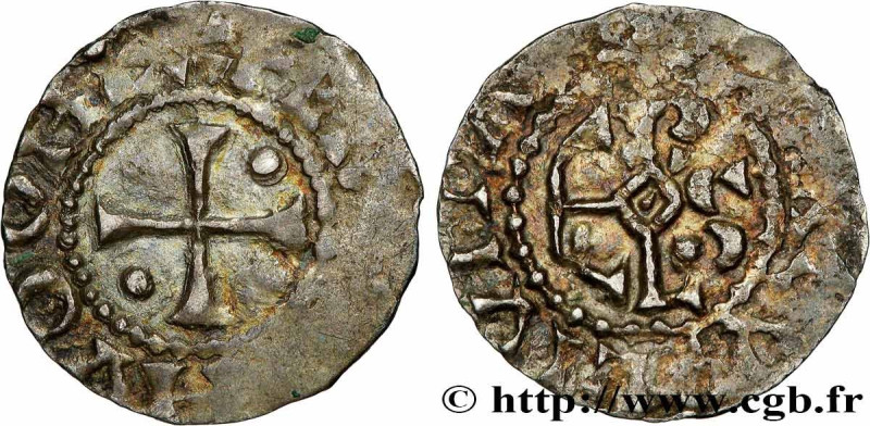 HUGH CAPET
Type : Obole 
Date : n.d. 
Mint name / Town : Beauvais 
Metal : silve...