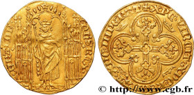 PHILIP VI OF VALOIS
Type : Royal d'or 
Date : 16/02/1326 
Metal : gold 
Millesimal fineness : 1000  ‰
Diameter : 25,5  mm
Orientation dies : 3  h.
Wei...