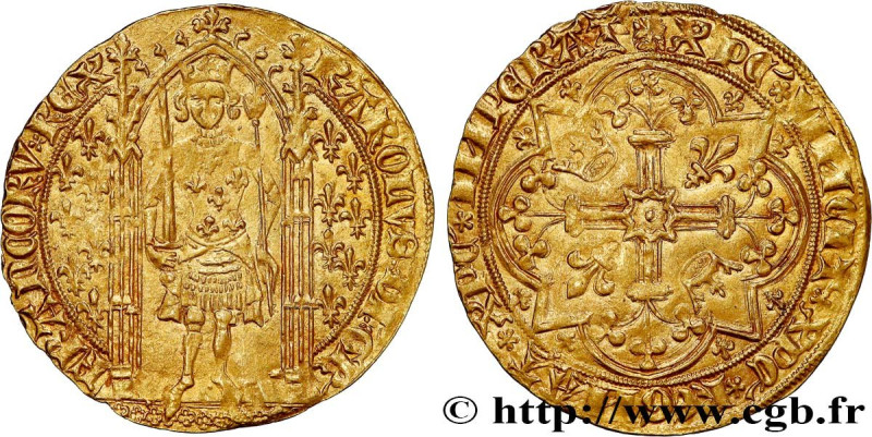 CHARLES V LE SAGE / THE WISE
Type : Franc à pied 
Date : 20/04/1365 
Date : n.d....