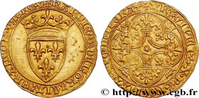 CHARLES VI LE FOU ou LE BIEN AIMÉ / THE BELOVED or THE MAD
Type : Écu d'or à la couronne 
Date : 11/03/1385 
Date : n.d. 
Metal : gold 
Millesimal fin...