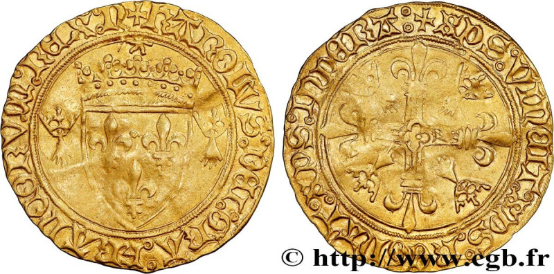 CHARLES VIII
Type : Écu d'or au soleil de Bretagne 
Date : 06/04/1491 
Date : n....