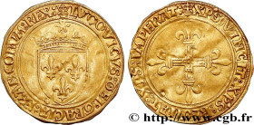 LOUIS XII, FATHER OF THE PEOPLE
Type : Écu d'or au soleil 
Date : 25/04/1498 
Date : n.d. 
Mint name / Town : Paris 
Metal : gold 
Millesimal fineness...